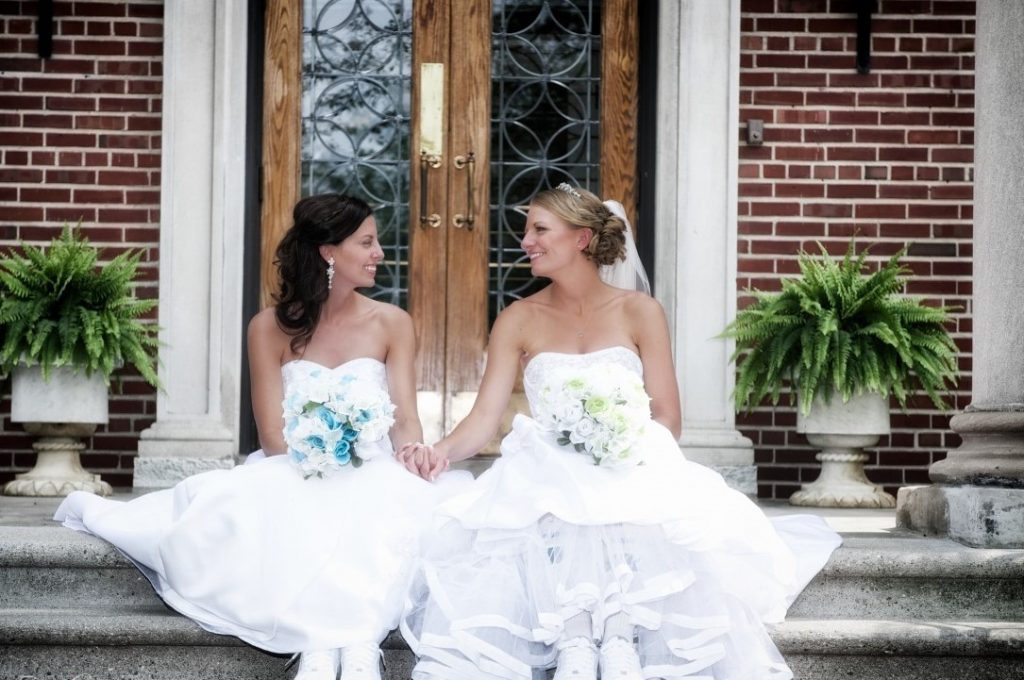 Twee vrouwen stelletje